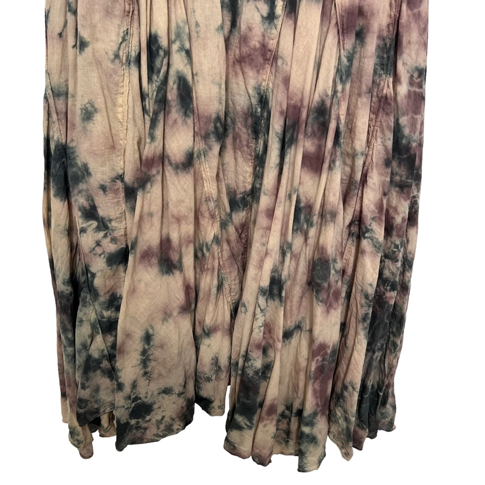 NOW & THEN Tie Dye Bohemian Beachy Boho Convertible Skirt Dress Small - Picture 7 of 11